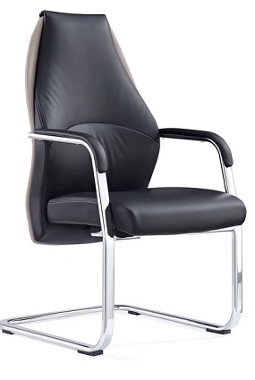 Medway cantilever frame black/mink bonded leather boardroom chair